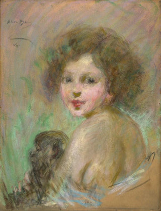 Alice Pike Barney - Child with Monkey.webp