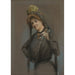 Reproduktion af maleriet Cigarette - Alice Pike Barney