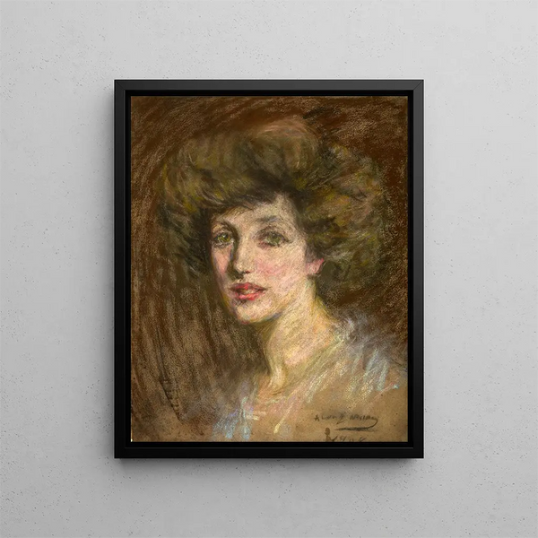 Gladys - Alice Pike Barney — indrammet kunstværk på væggen