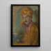 Turban doré - Alice Pike Barney — indrammet kunstværk på væggen