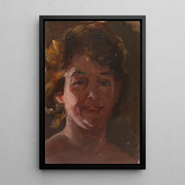 Reproduktion af maleriet Tête de l'artiste - Alice Pike Barney