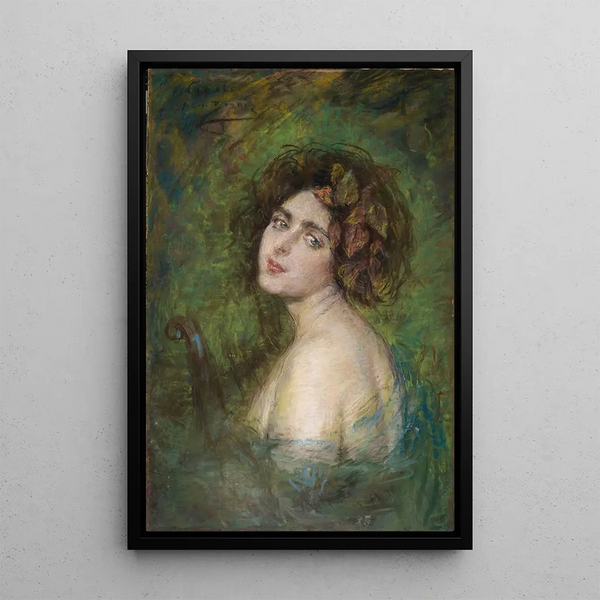 Reproduktion af maleriet La Cigale - Alice Pike Barney