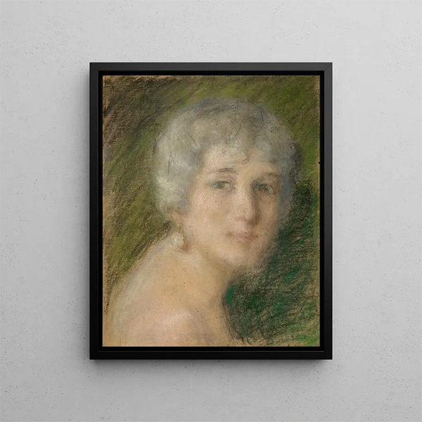La Marquise - Alice Pike Barney — indrammet kunstværk på væggen