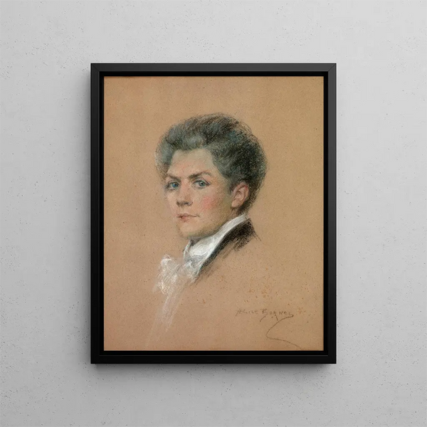 Marie Huet la Peintre - Alice Pike Barney — indrammet kunstværk på væggen