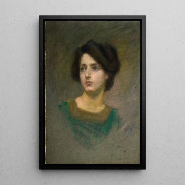 Monique - Alice Pike Barney — indrammet kunstværk på væggen
