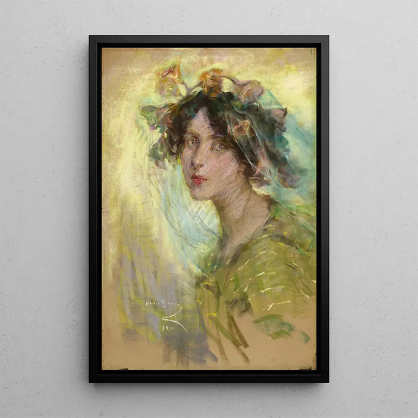 Reproduktion af maleriet Gloires du matin - Alice Pike Barney