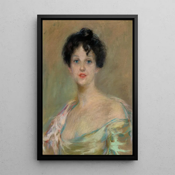 Madame Pansy Cotton - Alice Pike Barney — indrammet kunstværk på væggen