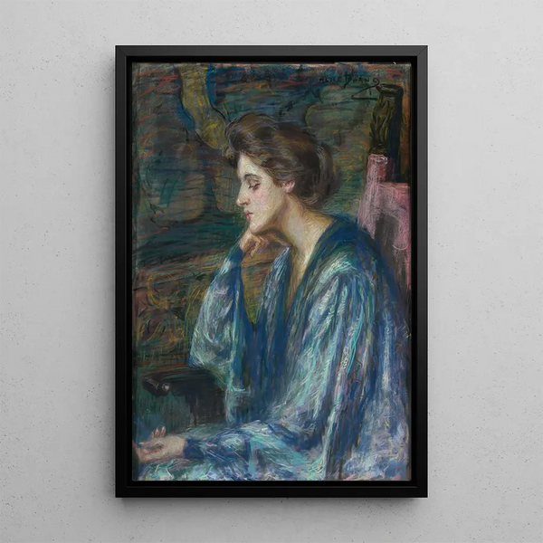 Madame Roosevelt Scovel - Alice Pike Barney — indrammet kunstværk på væggen