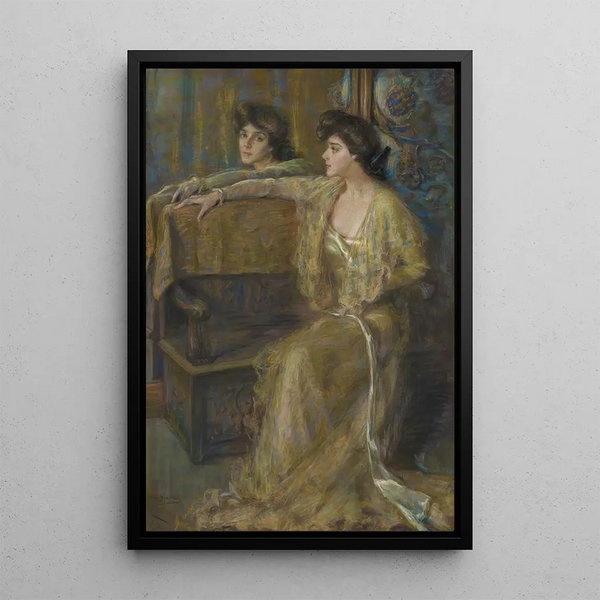 Reproduktion af maleriet Grâce réfléchie - Alice Pike Barney