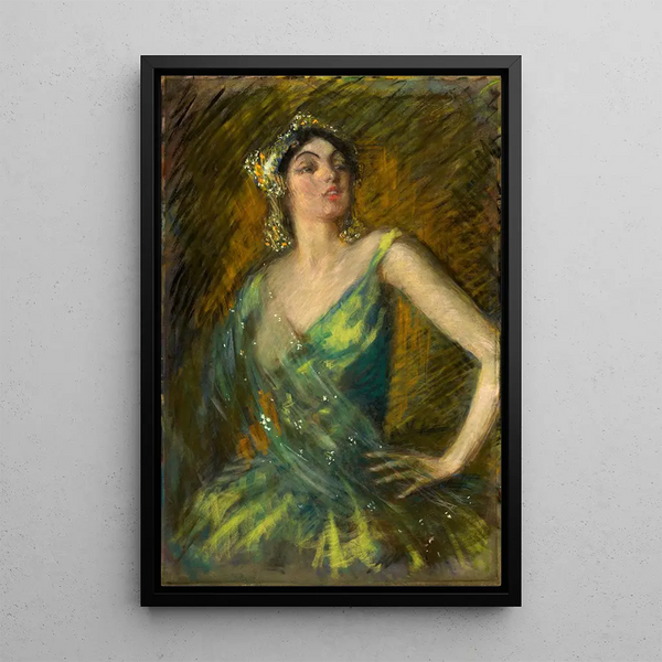 Reproduktion af maleriet Ruth St Denis - Alice Pike Barney