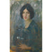 Reproduktion af maleriet Le globe de cristal - Alice Pike Barney