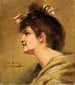La fossette - Alice Pike Barney — visning af kunstværket