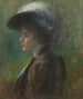 Le chapeau à plumes - Alice Pike Barney — visning af kunstværket