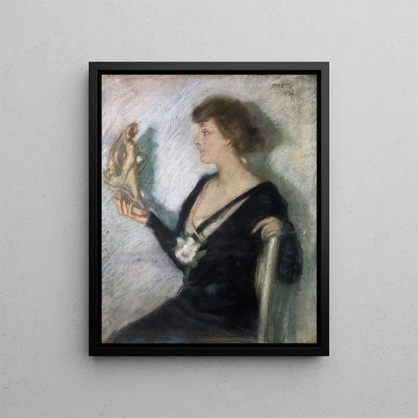 La figure de Tanagra - Alice Pike Barney — indrammet kunstværk på væggen