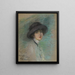 Le voyageur - Alice Pike Barney — indrammet kunstværk på væggen