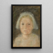 Reproduktion af maleriet Lille hvid hue maleri - Alice Pike Barney
