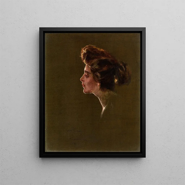 Vers 1903 - Alice Pike Barney — indrammet kunstværk på væggen