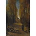 Reproduktion af maleriet Allée de peupliers en automne - Vincent van Gogh