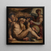 Allegori af Pescia - Giorgio Vasari — indrammet kunstværk på væggen
