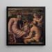 Allegori af San Giovanni Valdarno - Giorgio Vasari — indrammet kunstværk på væggen