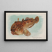 Poisson-crapaud - Allen Ginter — indrammet kunstværk på væggen