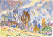 Aquarelle No 63 Route - Allen Tucker — visning af kunstværket