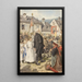 Procession de la Fête-Dieu - Alois Greil — indrammet kunstværk på væggen