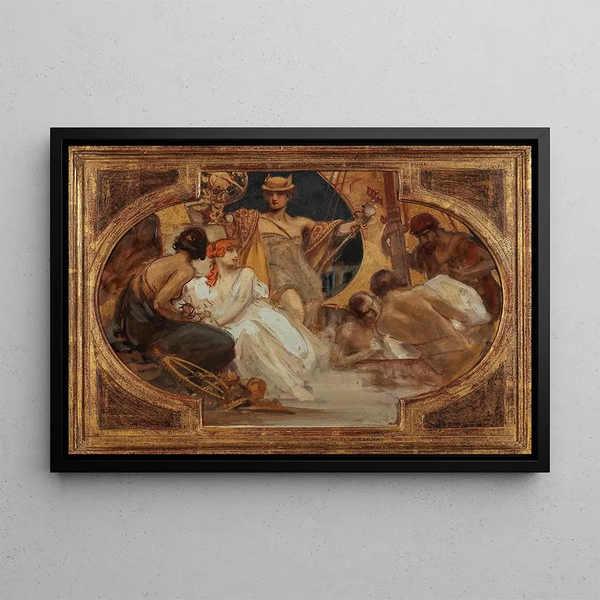 Alois Hans Schram - Allegory ceiling sketch II.webp