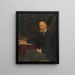 Minister Vinzenz Graf Baillet de Latour - Alois Johann Josef Delug — indrammet kunstværk på væggen