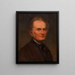 Selvportræt af Alois von Anreiter - Alois von Anreiter — indrammet kunstværk på væggen