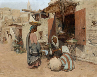 Alphons Leopold Mielich - Orientalische Straenszene.webp
