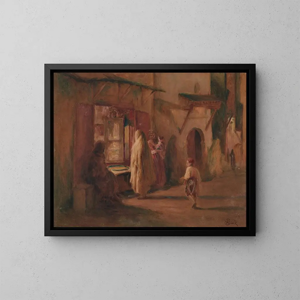 La Casbah - Alphonse Birck — indrammet kunstværk på væggen