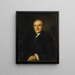 William T. Evans - Alphonse Jongers — indrammet kunstværk på væggen
