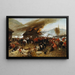 La défense de Rorke's Drift 1879 - Alphonse Marie de Neuville — indrammet kunstværk på væggen