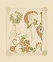 abstrakt motiv med blomster og arabesker - Alphonse Mucha — visning af kunstværket