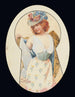 Gennem nøglehullet - Alphonse Mucha — visning af kunstværket