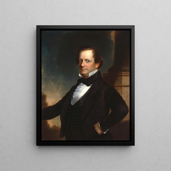 Henry N. Walker - Alvah Bradish — indrammet kunstværk på væggen