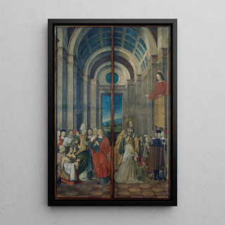Alvise Donati - Mary Magdalene Martha Lazarus and Maximinus Worshipped by the Prince and Princess of Provence and Mary Magdalene Listening to Christs Sermon.webp