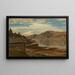 ten i Nes Kvinnherred - Amaldus Nielsen — indrammet kunstværk på væggen