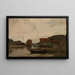 Gravure Skudesnes - Amaldus Nielsen — indrammet kunstværk på væggen