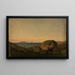 Partie de Stavenes, Sognfjord - Amaldus Nielsen — indrammet kunstværk på væggen