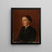 Portrait - Amaldus Nielsen — indrammet kunstværk på væggen