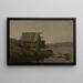 Hangar à bateaux, Lindesnes - Amaldus Nielsen — indrammet kunstværk på væggen