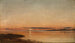 Solnedgang i Fredrikstad - Amaldus Nielsen — visning af kunstværket