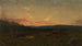 Solnedgang nær gården - Amaldus Nielsen — visning af kunstværket