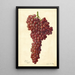 Reproduktion af maleriet Vitis Sultanina Rosea - Amanda Almira Newton