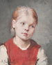 Portrait af en pige - Amanda Sidwall — visning af kunstværket