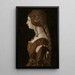Bianca Maria Sforza - Ambrogio de Predis — indrammet kunstværk på væggen