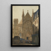La cathédrale Saint-Pierre de Caen - Ambrose Poynter — indrammet kunstværk på væggen