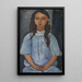 Alice - Amedeo Modigliani — indrammet kunstværk på væggen